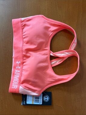 Under Armour Orange Cross-Back Sports Bra